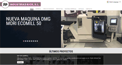 Desktop Screenshot of industriasrios.com